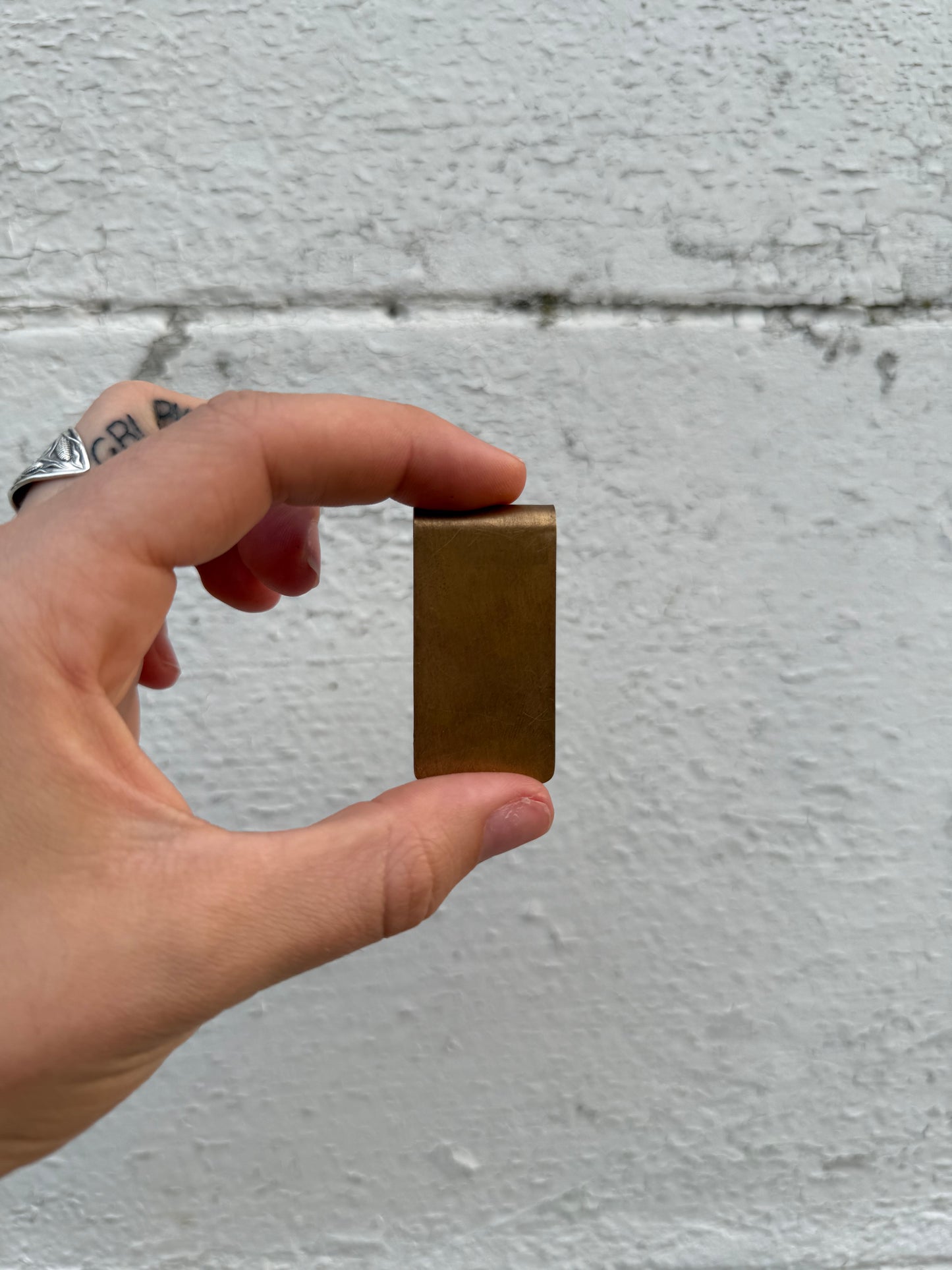 SKULL BRASS MONEY CLIP