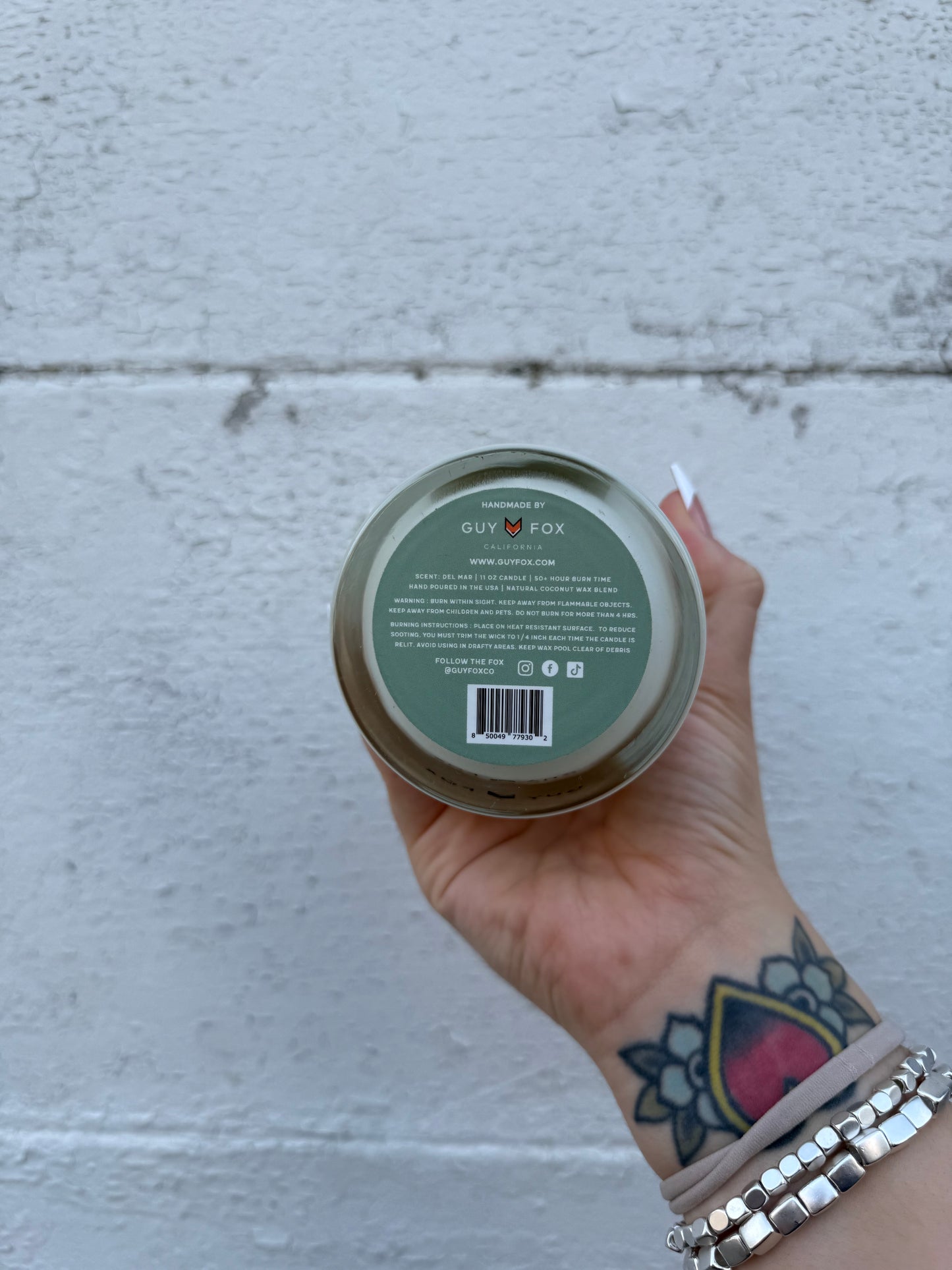 GUY FOX CANDLE