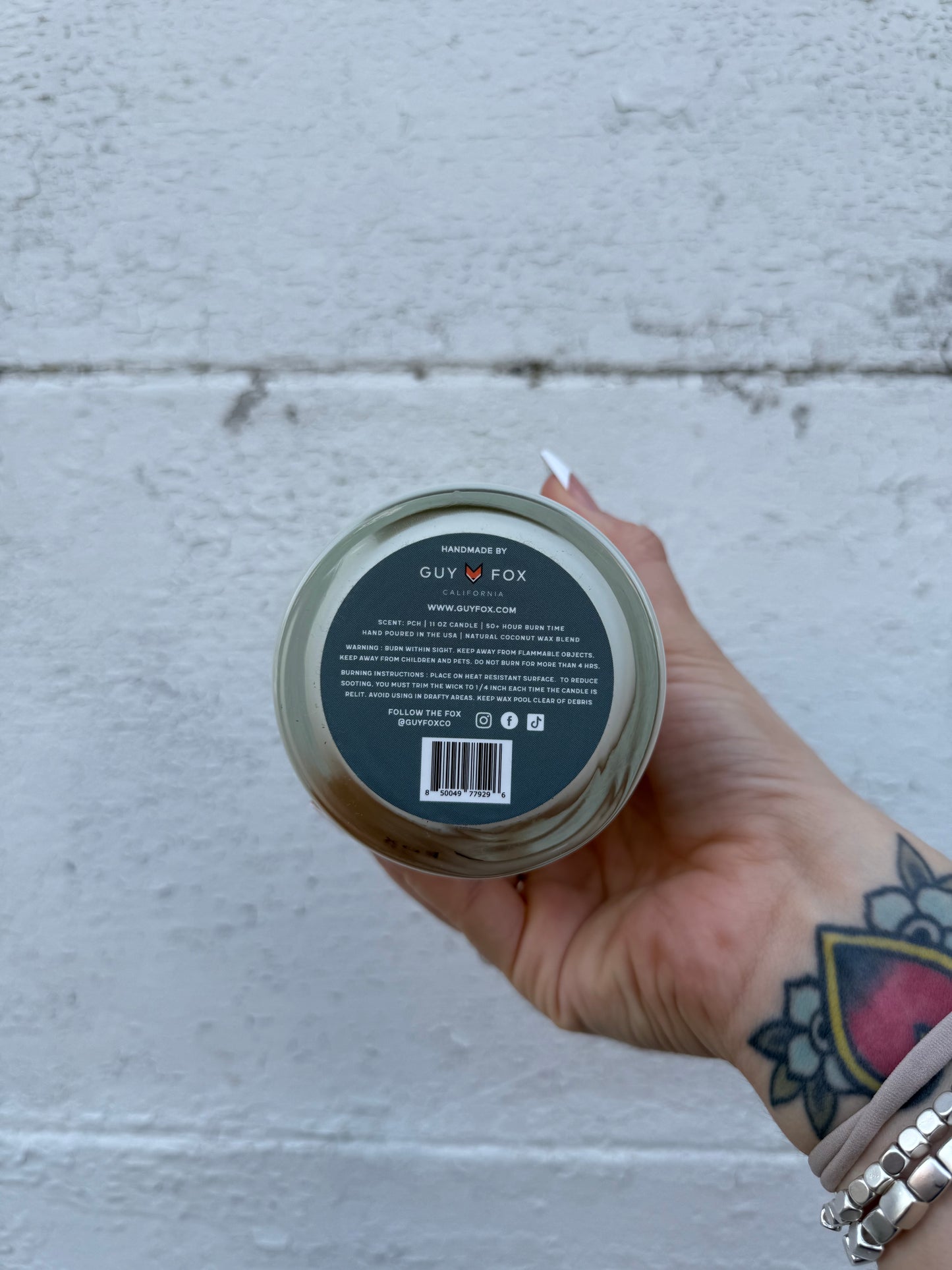 GUY FOX CANDLE