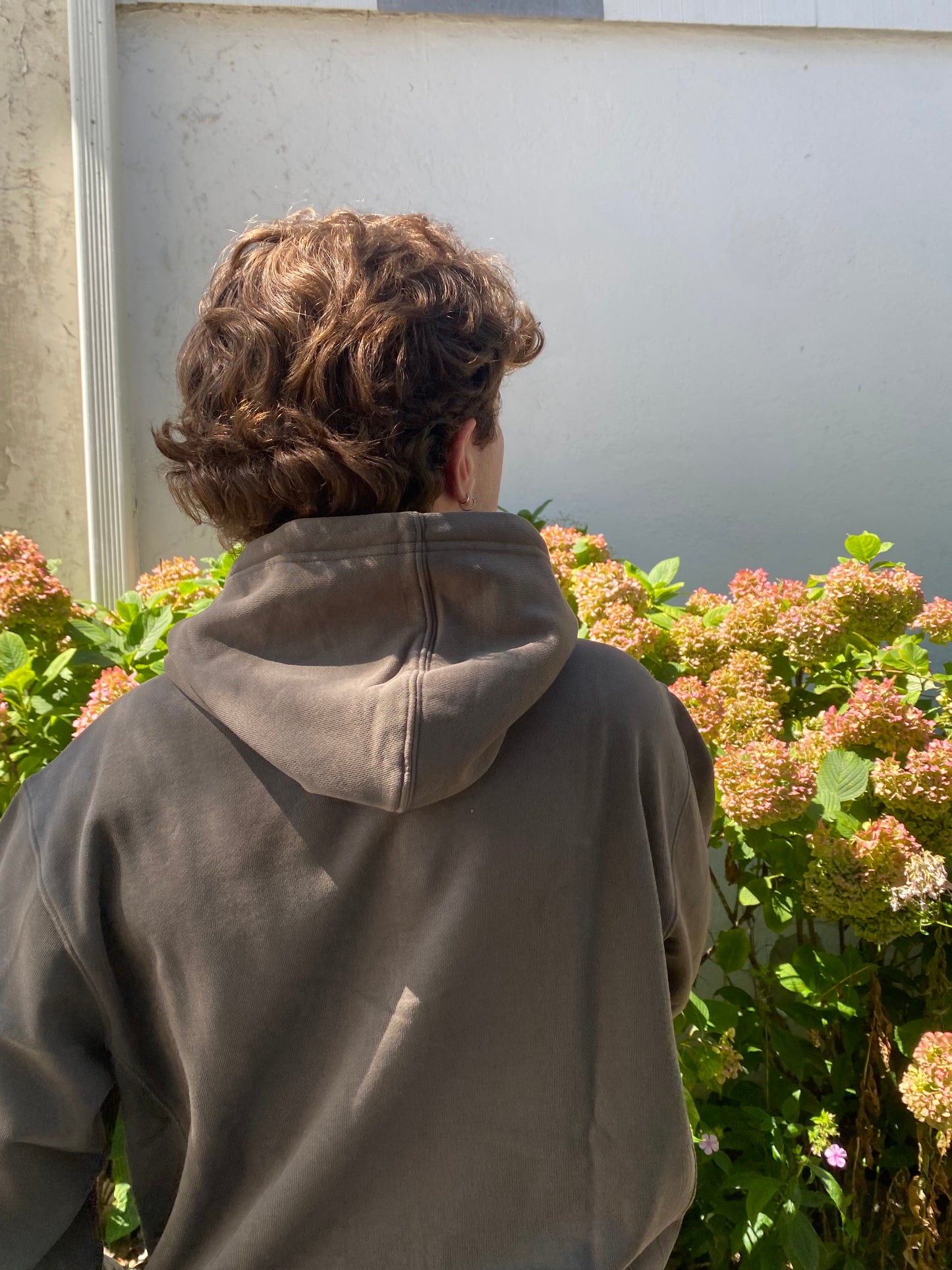 EMB HOOD FLEECE
