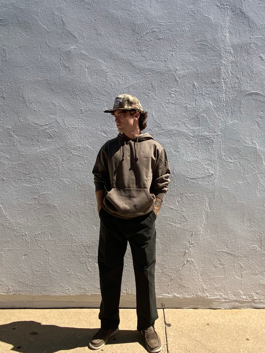 EMB HOOD FLEECE